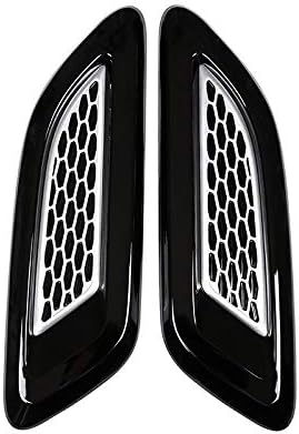 2 pcs abs preto lateral lateral lateral capa de ventilação de capa para Land Rover Discovery 3 Discovery 4 LR3 LR4 2003-