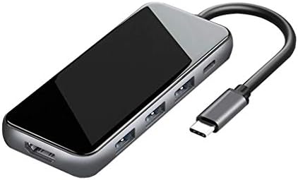 TWDYC Portable Smart Extender ， Adaptador de cubo USB C Multifuncional 5 em 1 USB3.0x3 PD HDMI USB HUB