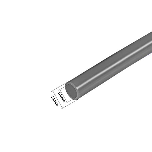 tubulação de silicone uxcell, 1/4 ID x 3/8 OD 3,3 pés de silicone tubo de tubo de água de tubo de ar para transferência de bomba