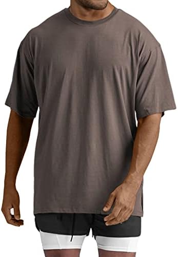 T-shirts atléticos de ajuste solto masculino