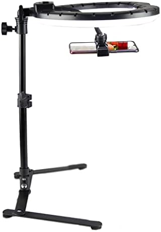 Pdgjg 26cm Fotografia Anel de telefone leve suporte de tripé de luz LED LED Selfie preenche o vídeo da lâmpada leve