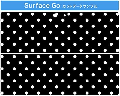capa de decalque de igsticker para o Microsoft Surface Go/Go 2 Ultra Thin Protective Body Skins 000014 Spot Black