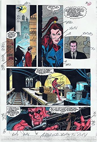 Batman Annual Comics 17 Arte de produção Página original 30 ADRIENNE ROY ROY