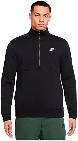 Nike Sportswear Club masculino de 1/2-zip Sorto-do-zip Sorto de moletom