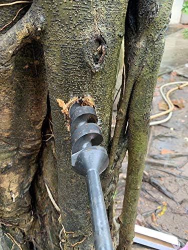 CRIZTA 2 ”x 12” Eye Wood Buger Drill Bit - Buger de mão para mochila Bushcraft e camping - Ferramenta de adição perfeita para pacote de engrenagens de sobrevivência e acampamento