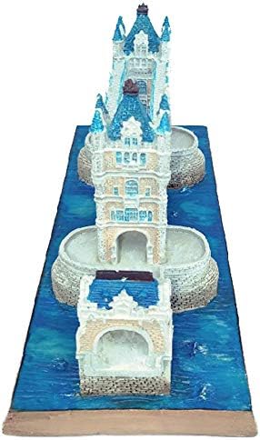 Decoração em casa, modelo de construção de marco, Tower Bridge, Londres, Reino Unido, Colecionáveis ​​decorativos, lembranças