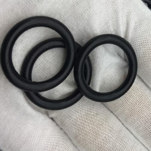 Othmro 10pcs Nitrile Rings Rings de borracha, fio de 1 mm DIA DIA 35mm od métrica de vedação NBR arruelas de borracha