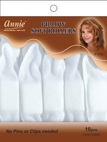 Annie Soft Pillow Rollers White 1248