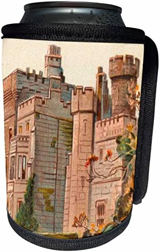 3drose British Castle com torre, Inglaterra UK English. - LAPA BRANCHA RECERLER WRAP