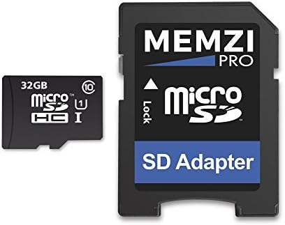 MEMZI PRO 32GB CLASS 10 90MB/S MICRO SDHC CARTÃO de memória com adaptador SD para Spytec Mobius 2 ou Mobius 1080p Mini HD Câmeras