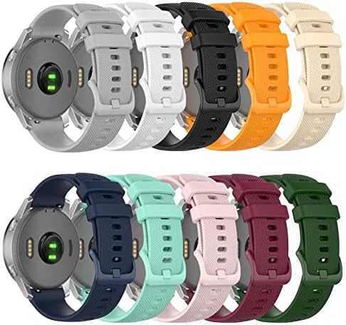 Pulseira de pulseira de 20 mm de bkuane para ticwatch e para garmin venu para precursor 645 smartwatch watchband de smartwatch