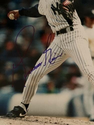 Mariano Rivera New York Yankees Early Career Assinou 8x10 Color Photo JSA - Fotos autografadas da MLB
