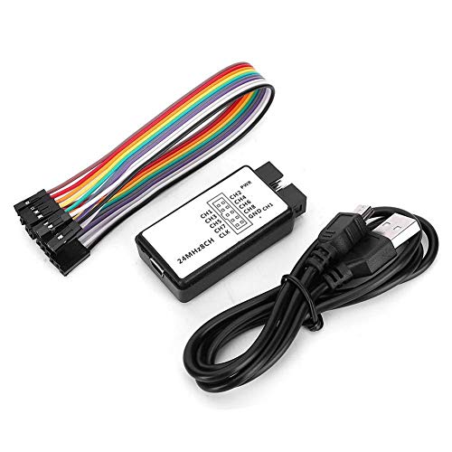 Walfront USB Logic Analyzer Device Definir Mini Memória de entrada de bolso digital de 8 MEMAIS DE ENTRADA DO CANAL