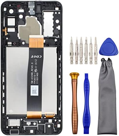 Toque de tela completa Digitalizador LCD Substituição do conjunto do Samsung Galaxy A32 5G SM-A326B com kit de ferramentas