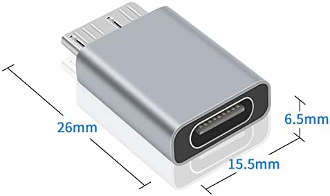 Adaptador Poyiccot USB C a Micro B, adaptador de cabo Tipo C a Micro B, adaptador 2Pack Micro B para USB C 3.1 para cabo