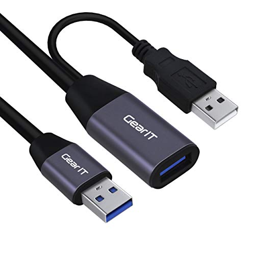 Gearit USB 3.0 Extensão ativa Cabo A-Male a F-Feminino Repetidor USB com Signal Booster para Oculus Rift, Link de