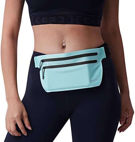 Pacearma correndo Fanny Pack Slim Running Belt, Bounce Bolsa de corrida resistente à água livre, cinto de corredores ajustáveis