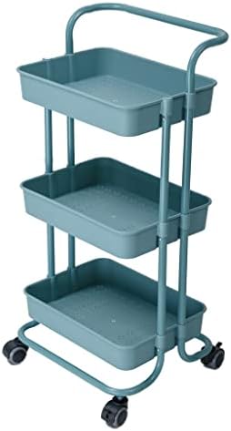 Feer 3 camadas rack de armazenamento de cozinha carrinho de prateleira móvel Organizador de móveis de casa com rodas gabinete