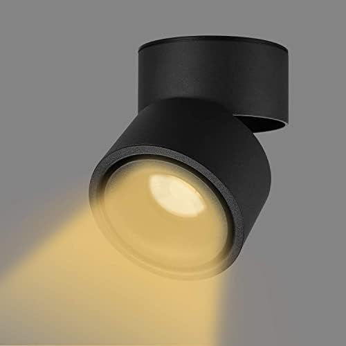 Vrnzau LED Teto Spotlight - Luz de parede 360 ​​° CORA AJUSTÁVEL AJUSTAÇÃO A iluminação de espiga Led de parede Led de parede