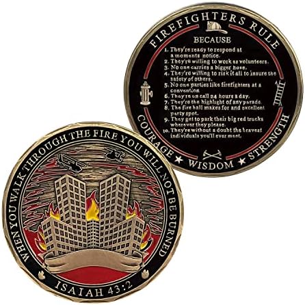 ATSKNSK FIRE HALL Desafio Coin Firefighter Rescue Coin