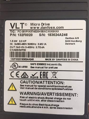 Danfoss VLT Micro Drive 132F0020, novo em caixa, garantia de um ano!