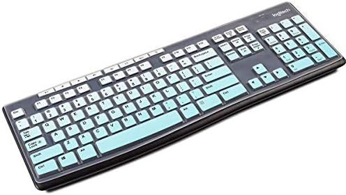 Para Logitech MK270 MK295 CAPA DE TECHADO sem fio, Protetor de teclado para comprimidos para PC para Logitech K200 MK200 K260