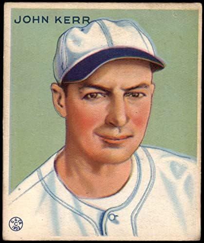 1933 Goudey 214 John Kerr Washington Senadores VG senadores