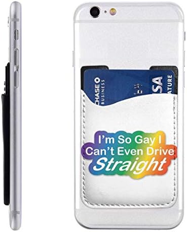 Eu sou tão gay que não consigo nem dirigir em linha staft 3m adesiva de carteira de cartão de crédito de cartão de