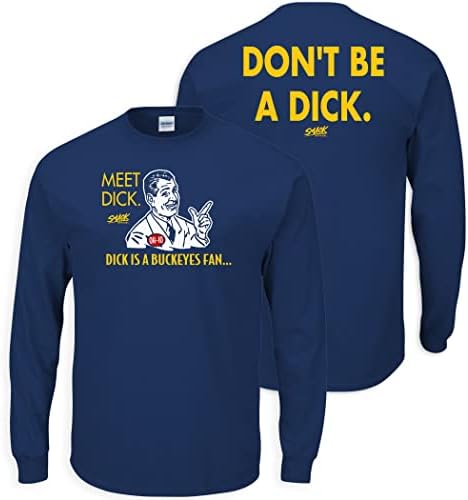 Smack Apparel Não seja uma camiseta D! CK para fãs do Michigan College