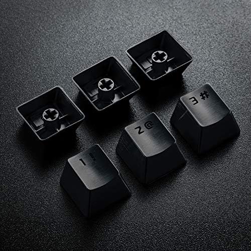 Hallsen Metal Keycaps Mechanical Gaming KeyBoard Keycaps para FPS e MOBA, Kit de keycaps de aço inoxidável Custom 60%