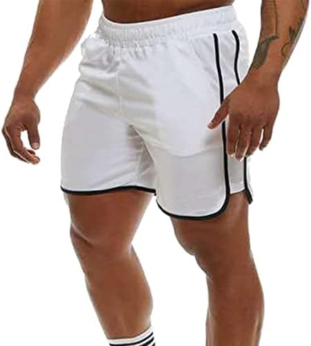 Shorts mashery masculinos, shorts de treino masculino esticam curta curta seca short casual leve seco shorts de verão