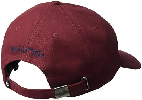 Logotipo clássico de Nautica Men Hat de boné de beisebol ajustável