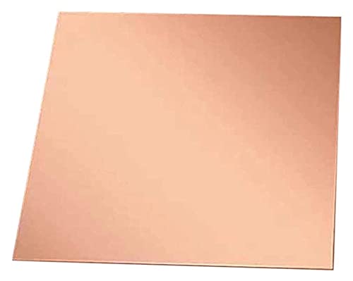 Placa de cobre roxa de folha de cobre Yiwango espessura 2. 0mm 6 tamanhos diferentes Placa de cobre para, artesanato, material
