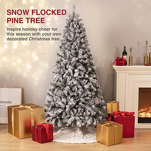 Simulação de neve Árvore de Natal densamente pegajosa pinheiro de pinheiro folha de Natal árvore decorativa de natal