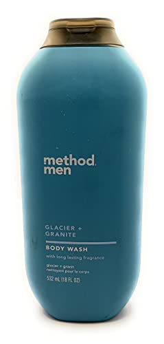 Glacier masculina + lava do corpo de granito e pacote de shampoo e condicionador de 2 em 1