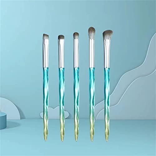 6 PCS Magiz escovas de maquiagem Profissional Cone colorido cristal