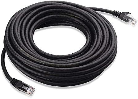Cable Matters de 1 pacote de 1 pacote de 35 pés Long Long Cat6 Ethernet Cabo em Black & 5-Color Combo 5 pés CAV