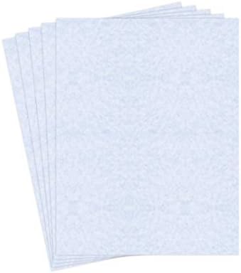 Papel de pergaminho de papelaria de bluestone | Cardstock de capa de 65 lb | 8,5 ”x 11” polegadas | 50 folhas por pacote