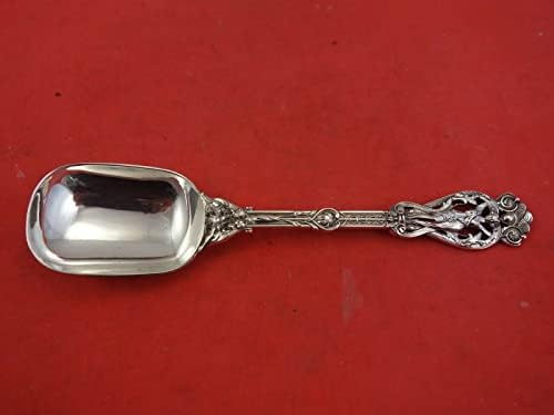 Goldsmiths & Goldsmiths Inglês Sterling Silver Sugar Spoon London 1901 Nouveau