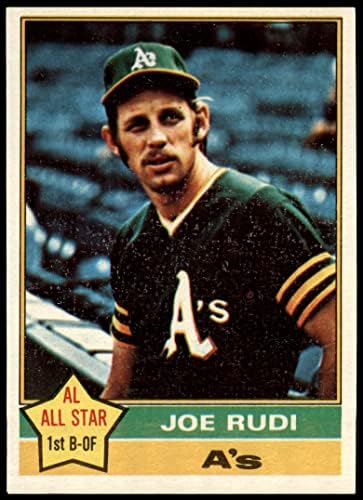 1976 Topps # 475 Joe Rudi Oakland Athletics Ex/MT Athletics