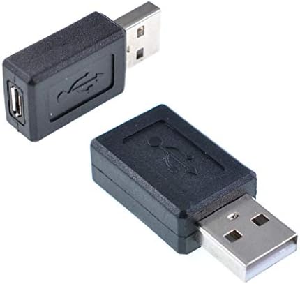 Oiyagai 2pcs USB Male para USB M/M M/M Changer Gênero Adaptador Conversor