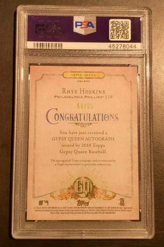 Rhys Hoskins 2018 Topps Gypsy Queen logo