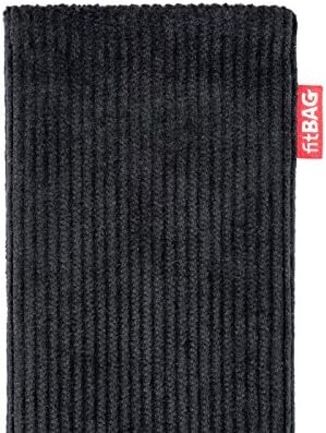 Fitbag Retro Black Custom personalizado Sleeve para OnePlus Nord | Feito na Alemanha | Tampa de caixa de tecido de