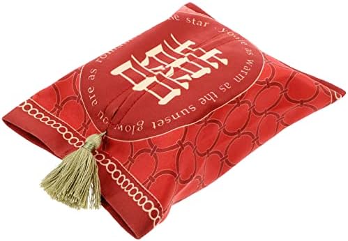 Homoyoyo Box Pillow Tecdled Cotton Creative Cover com bandeja de bolsa Casa retangular dos namorados da sala de armazenamento macio de armazenamento chinês Dispensador de guardana