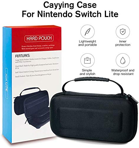 Sétimo estojo de transporte para Nintendo Switch Lite com 20 cartuchos de jogo, Nintendo Switch Lite Storage Protective Hard Shell