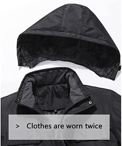Jaqueta de bombardeiro adssdq masculina, tendência de casaco para casaco de inverno em casa túnica de pêlo de pêlo de manga