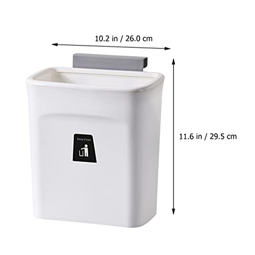 Doitool Mini Recipientes Mini recipientes cozinha pendurada lixo de lixo para pia lata de lata de banheiro quarto bucket