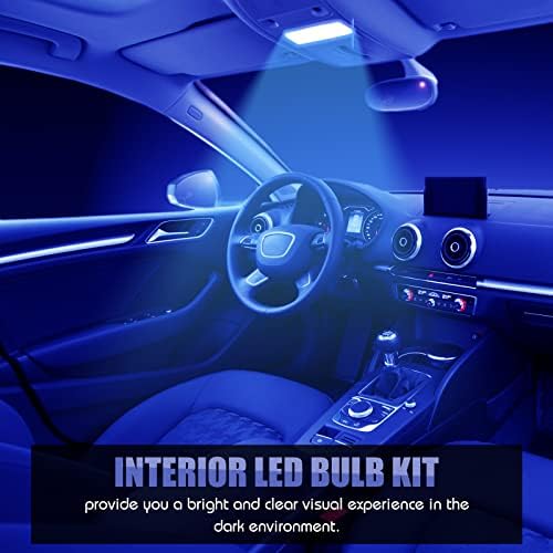 72 peças Luzes de carro interior lâmpadas lâmpadas LED Kit de lâmpada T10 31 mm 42 mm LED Festoon Bulbes LED lâmpadas