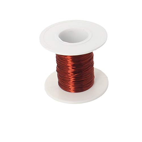 0,21mm de fio interno de fio ímã de fio de fios de cobre esmaltado bobina de arame de cobre de 164 pés de comprimento qz-2-130 amplamente utilizado para uma variedade de motores, 1pcs, aicosineg