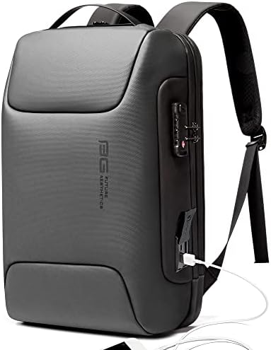 Mochila anti -roubo de Bange ， Smart Business Laptop se encaixa no caderno de 15,6 polegadas, mochila de trabalho com porta